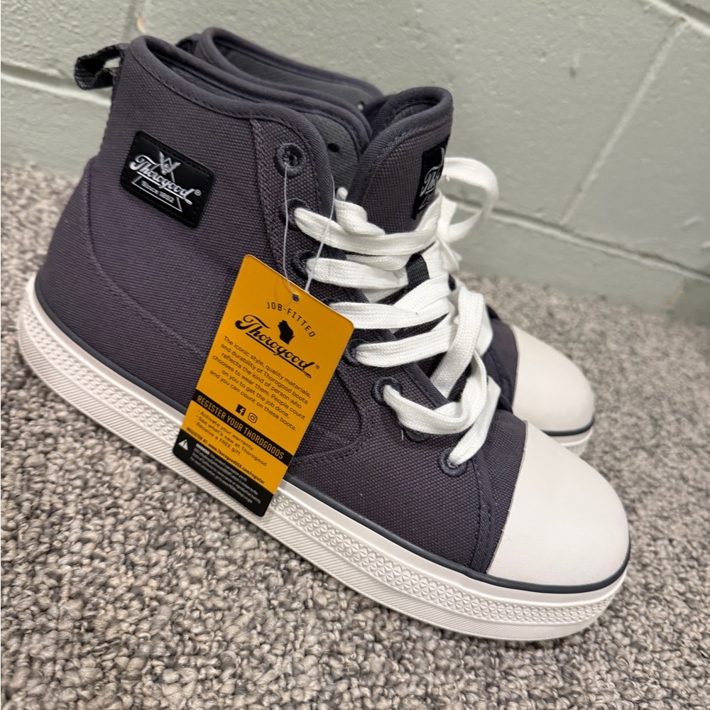 Thorogood mid safety toe high top sneaker